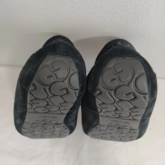 Ugg Slippers Loafers Moc Black Suede Leather Men's Size 11 - Picture 12 of 12